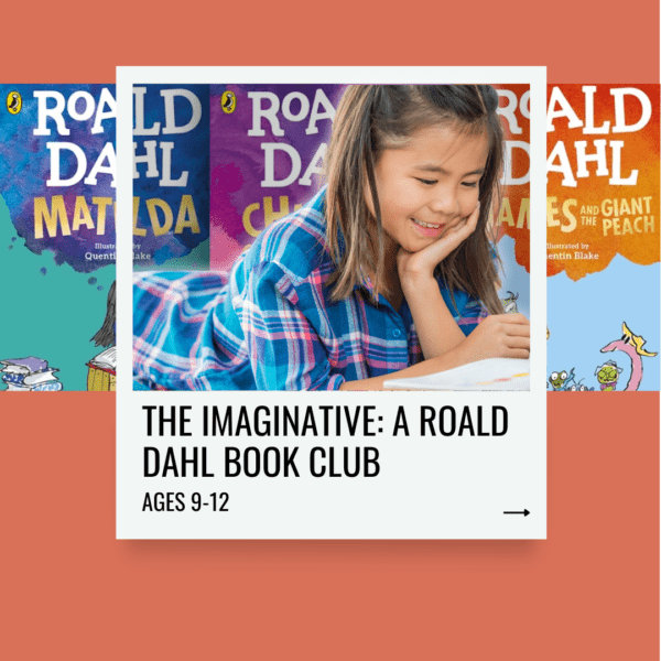 Roald Dahl created giants, traveling peaches, Oompa Loompas, and more. We have a blast discussing Dahl's imagination in this Roald Dahl book club.