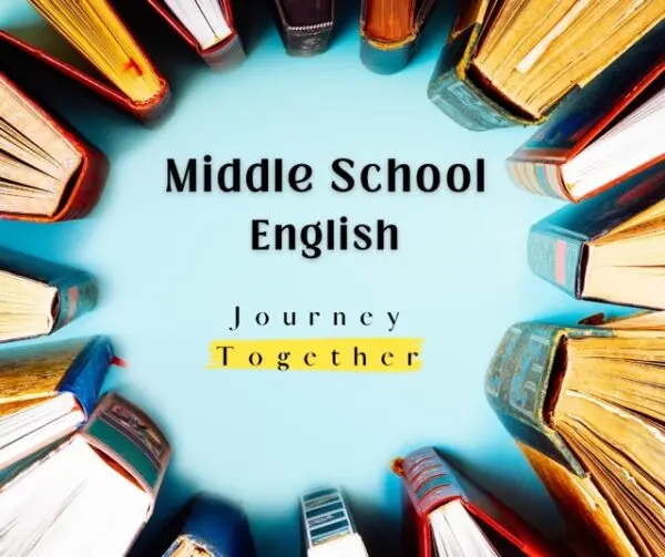Complete online English class for middle school