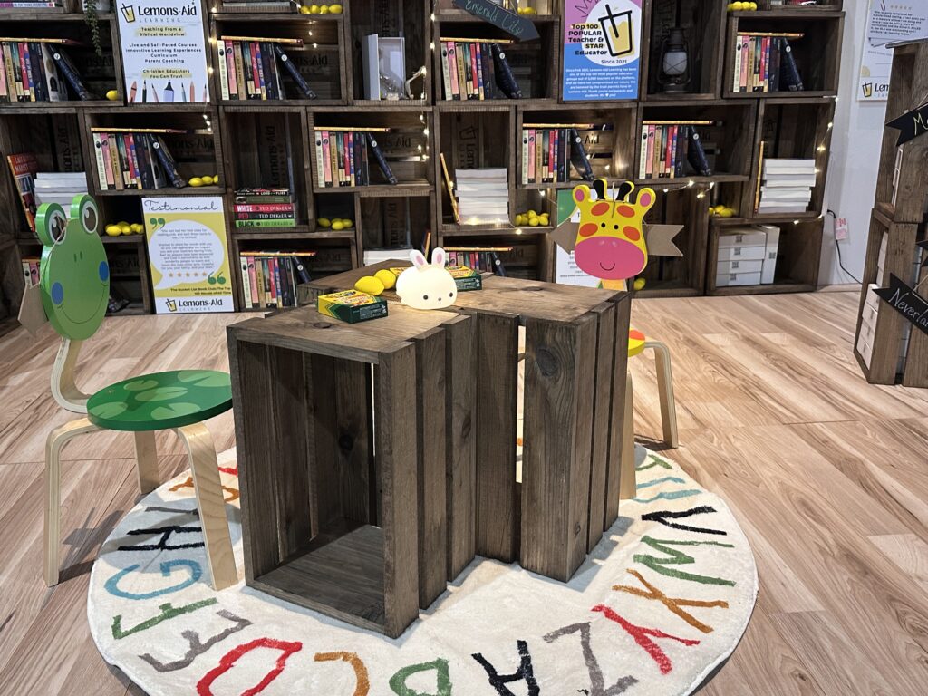 Beautiful pine crates, stained walnut: build your library