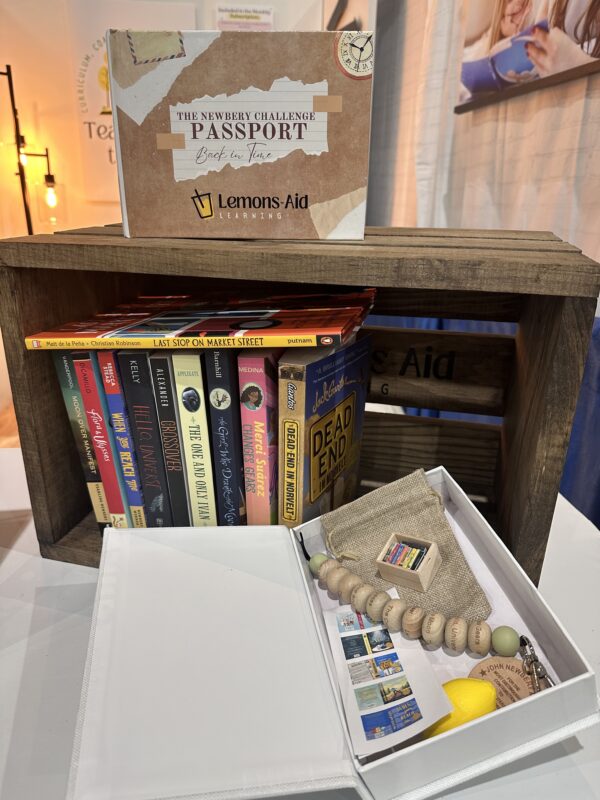 The Newbery Challenge crate