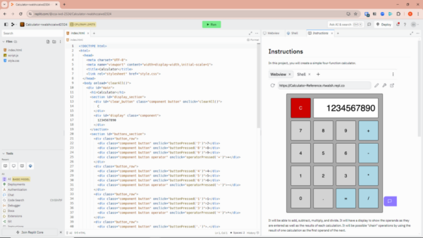 Create a calculator2