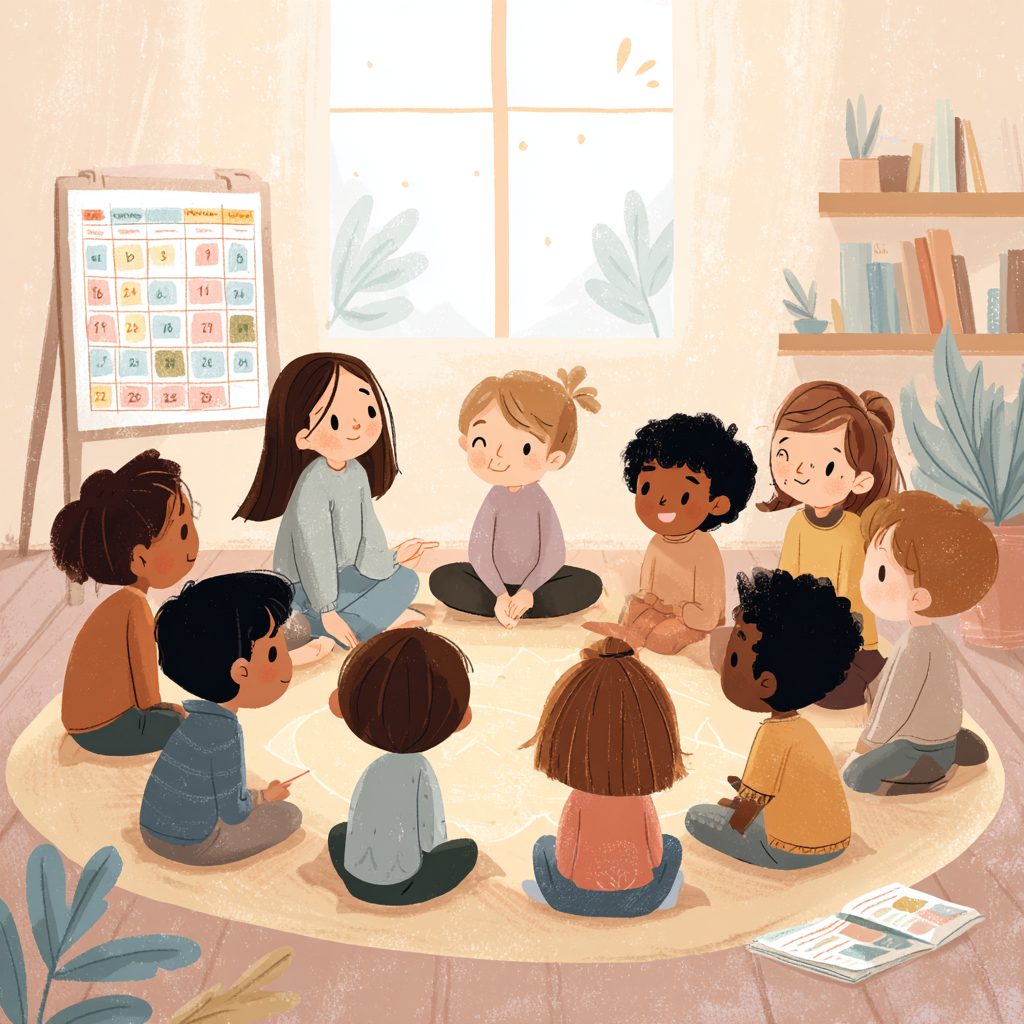 1st & 2nd Grade Daily Meeting & Calendar Time