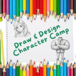 Draw and Design Characters Camp