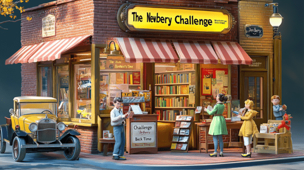 The Newbery Challenge Back in Time: A Book Club With Collectible Passport