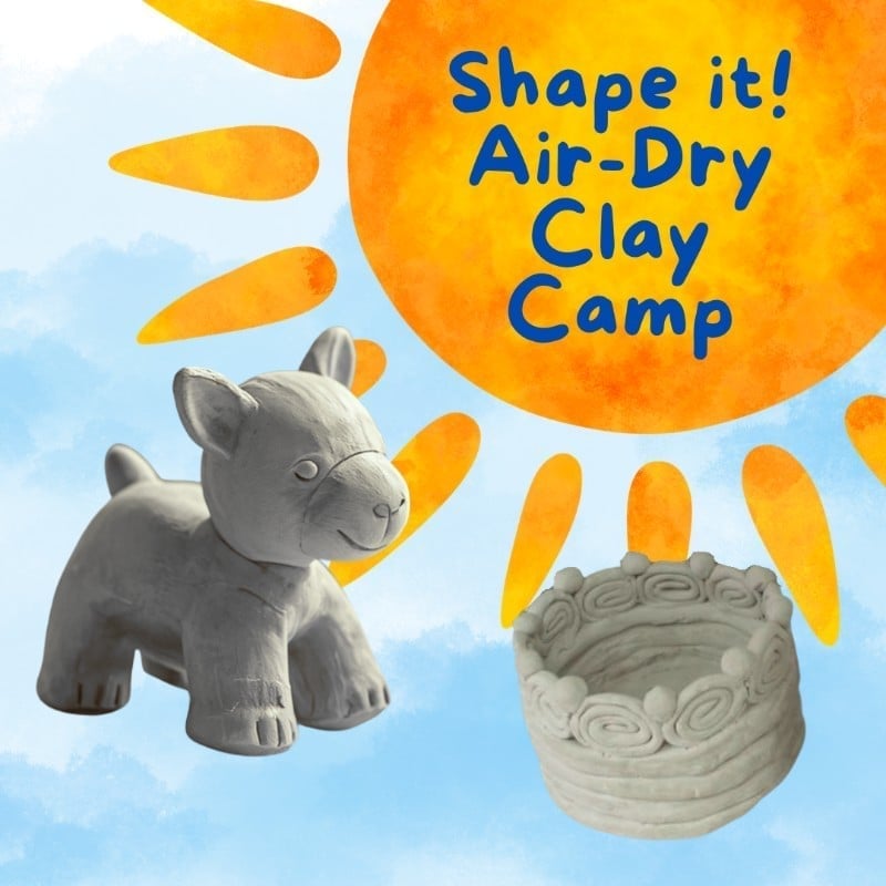Shape It! Air-Dry Clay Camp Teens